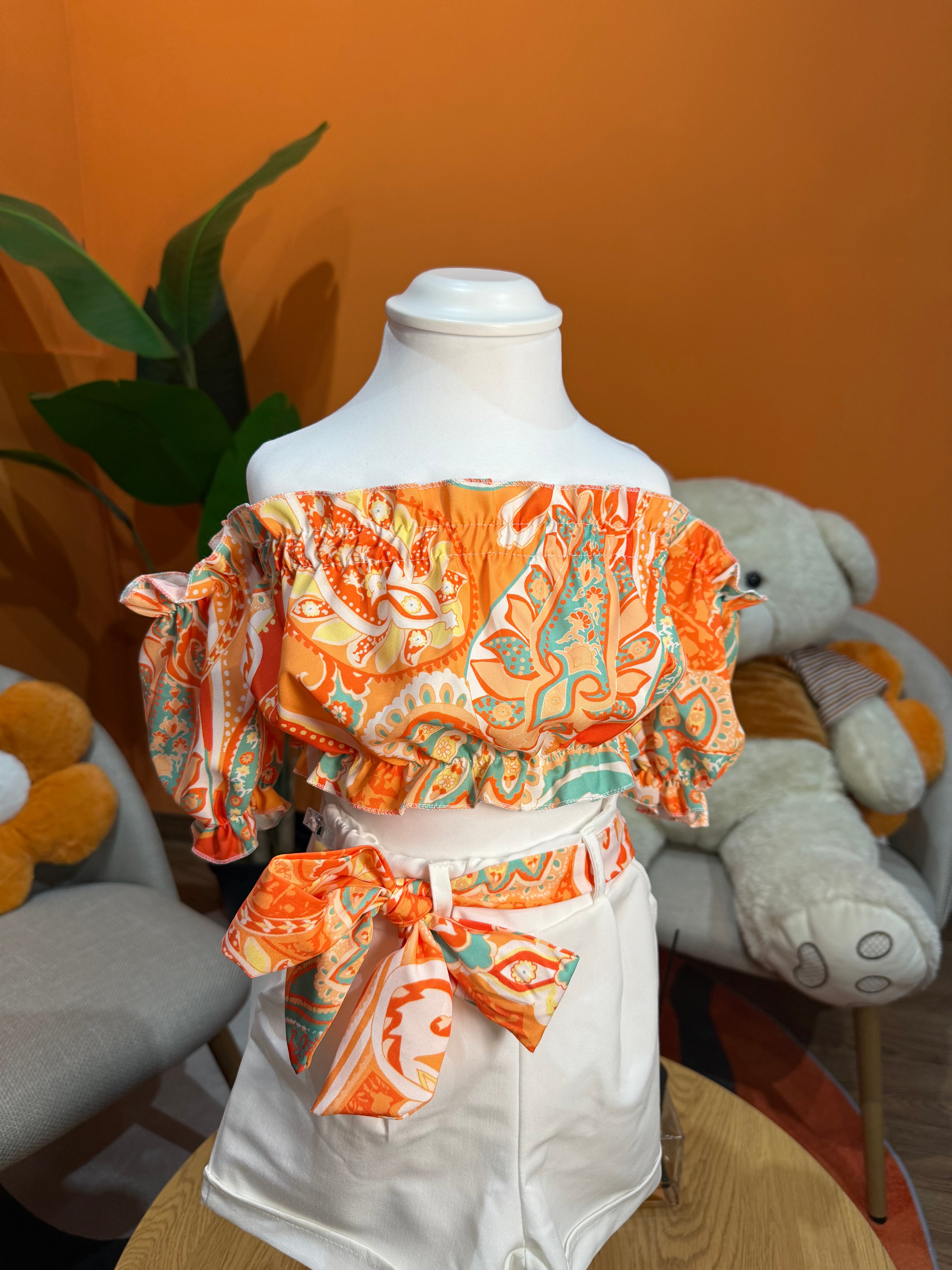 COORDINATO SWEET FUN - ARANCIONE