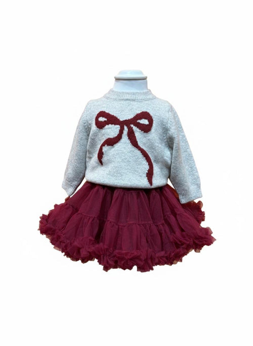 Chic & Minimal - Maglione con fiocco