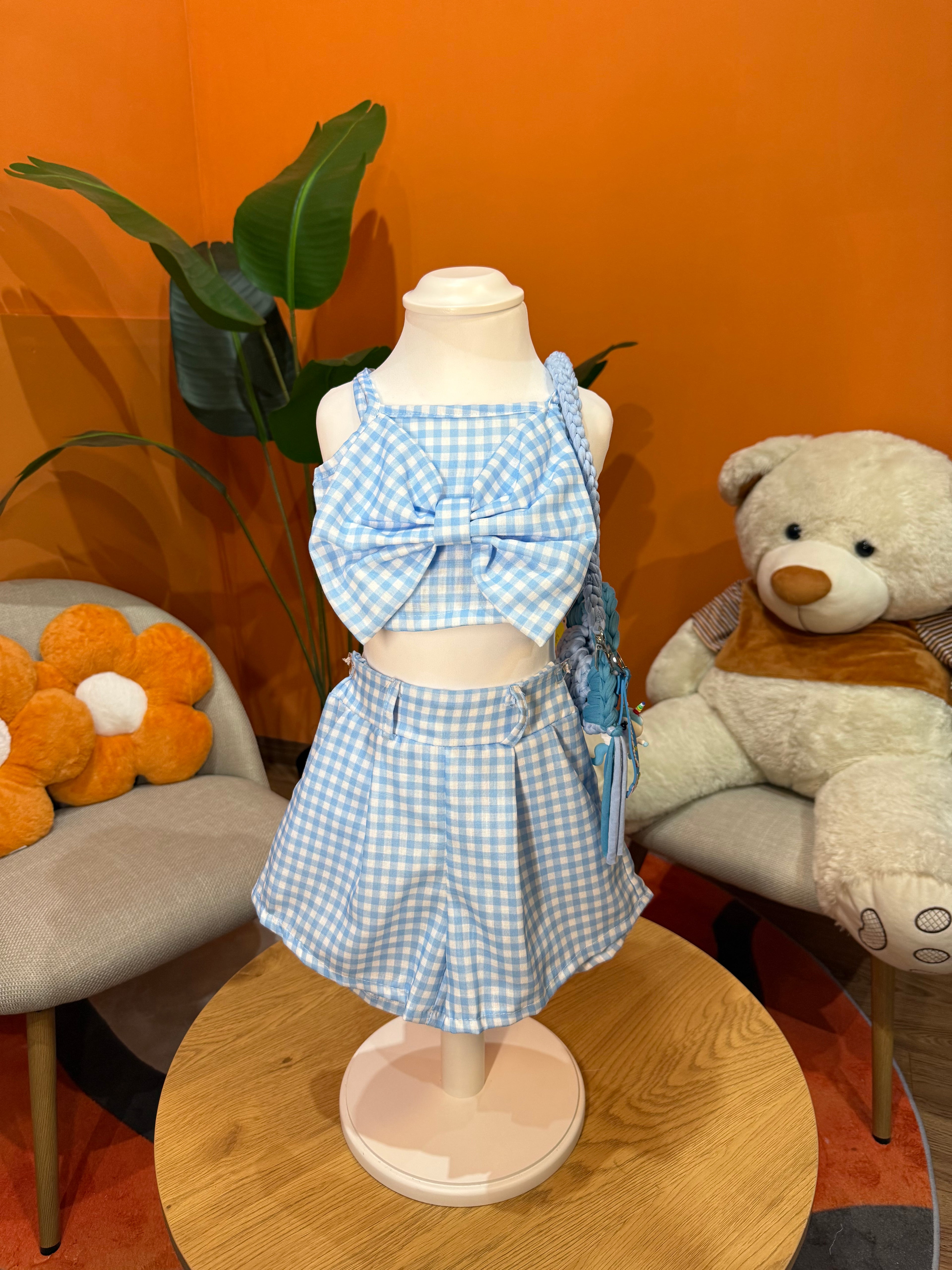 COORDINATO POP CHIC A QUADRETTI