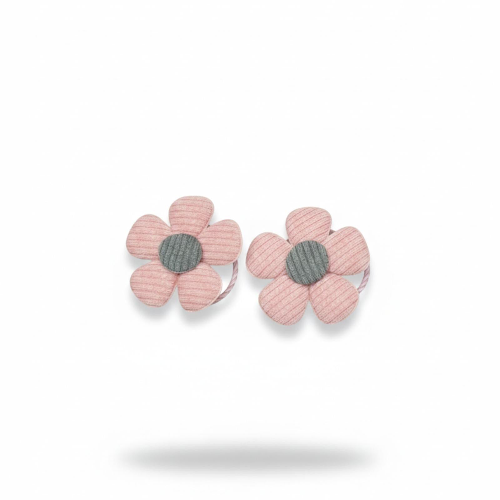 Set elastici Fiore rosa