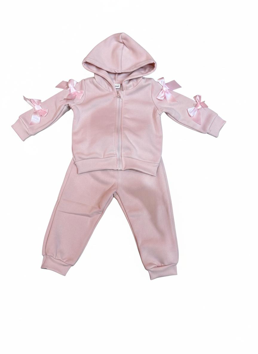 Tuta baby pink bows