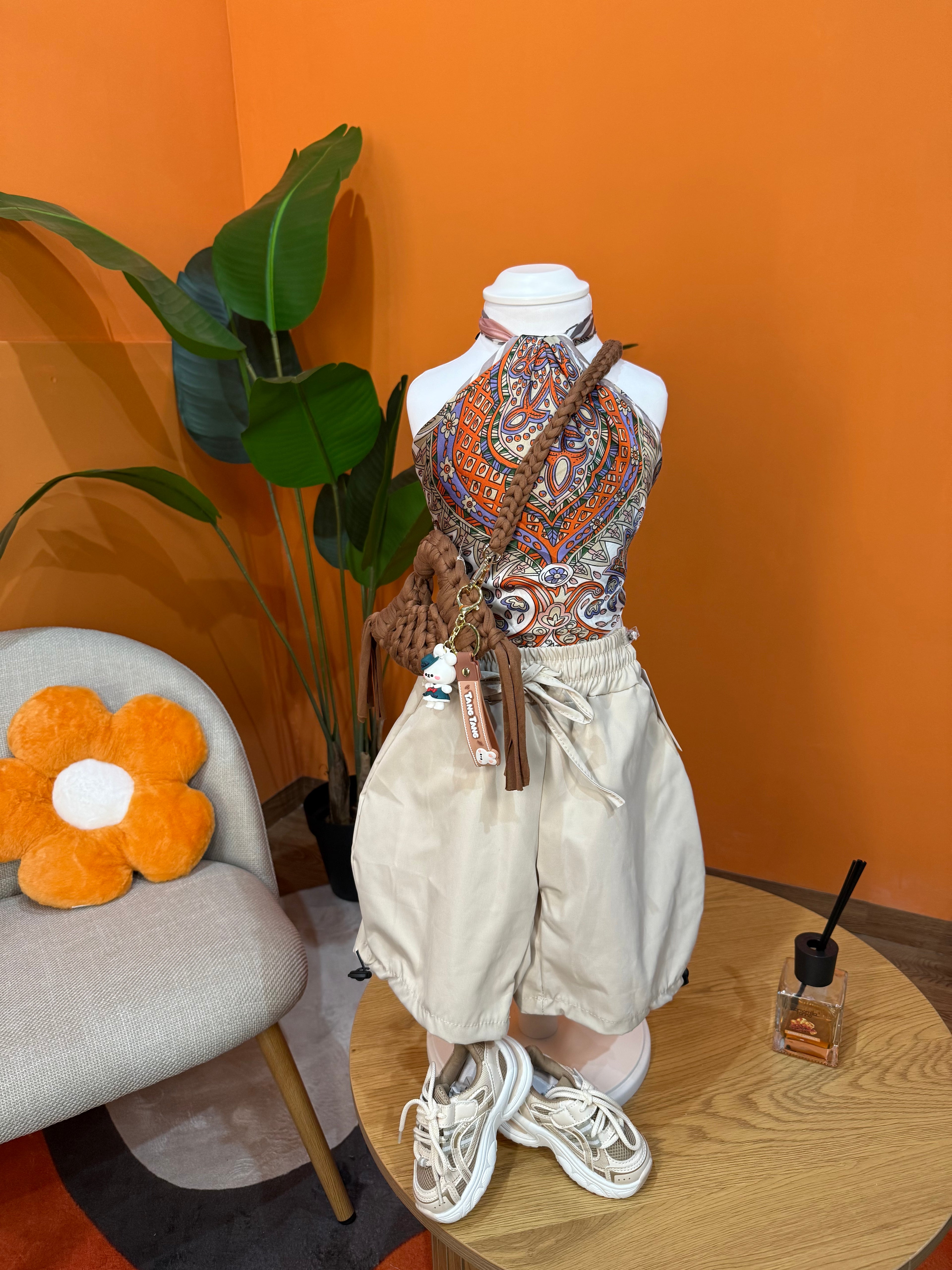 BERMUDA BIMBA - BEIGE