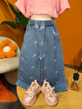 JEANS COQUETTE BOWS – DENIM CON FIOCCHI RICAMATI