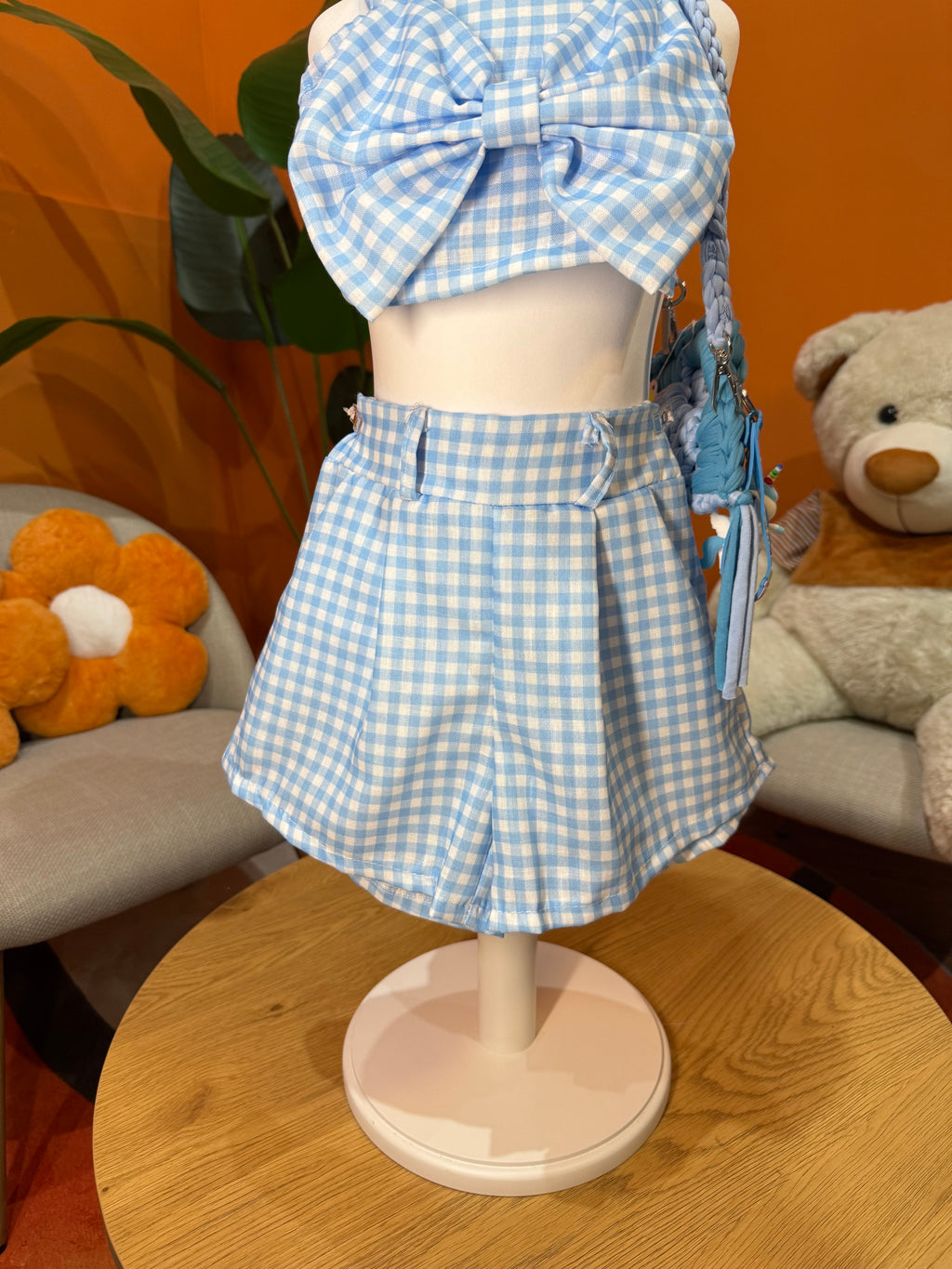 COORDINATO POP CHIC A QUADRETTI