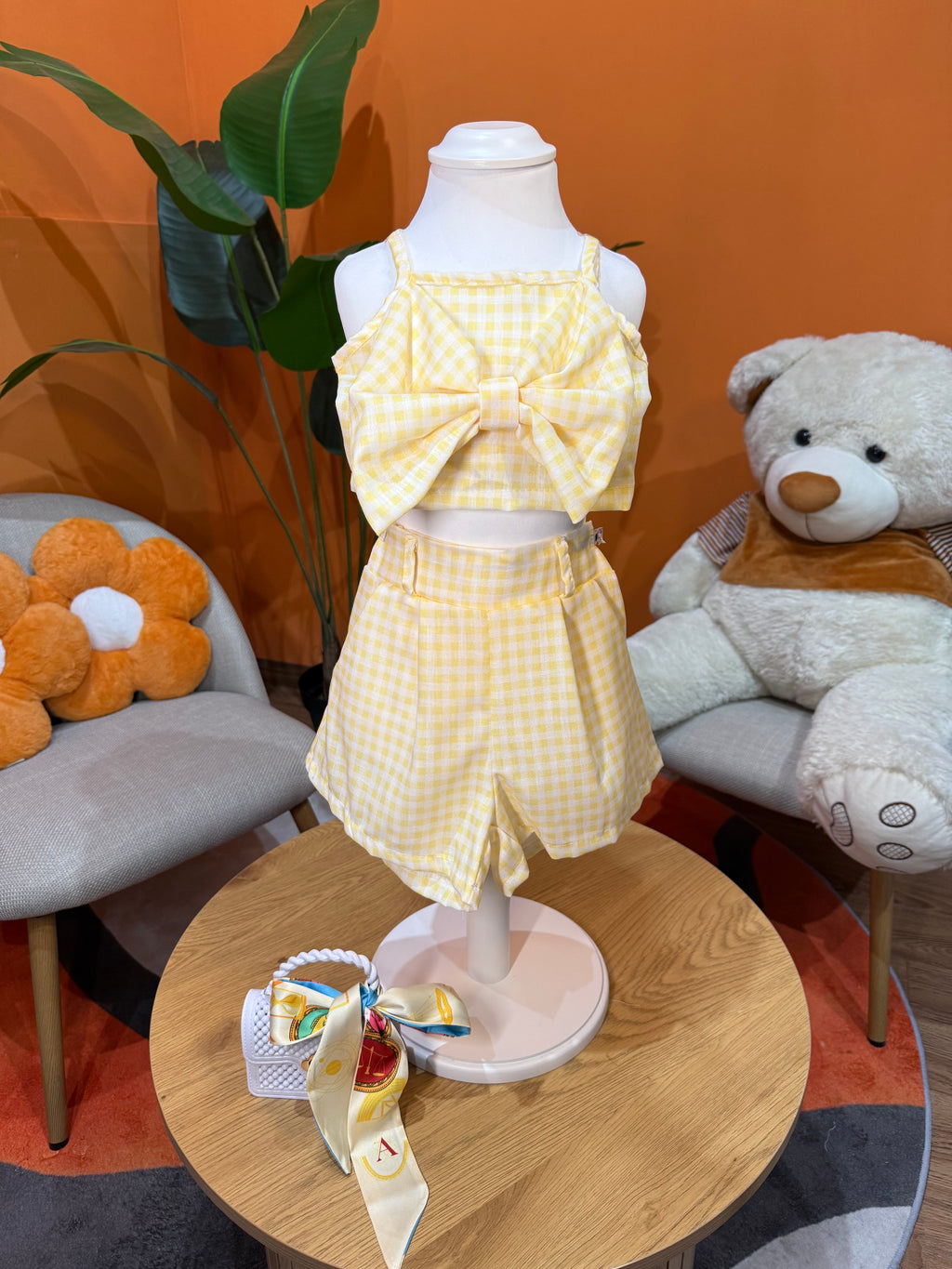 COORDINATO POP CHIC A QUADRETTI