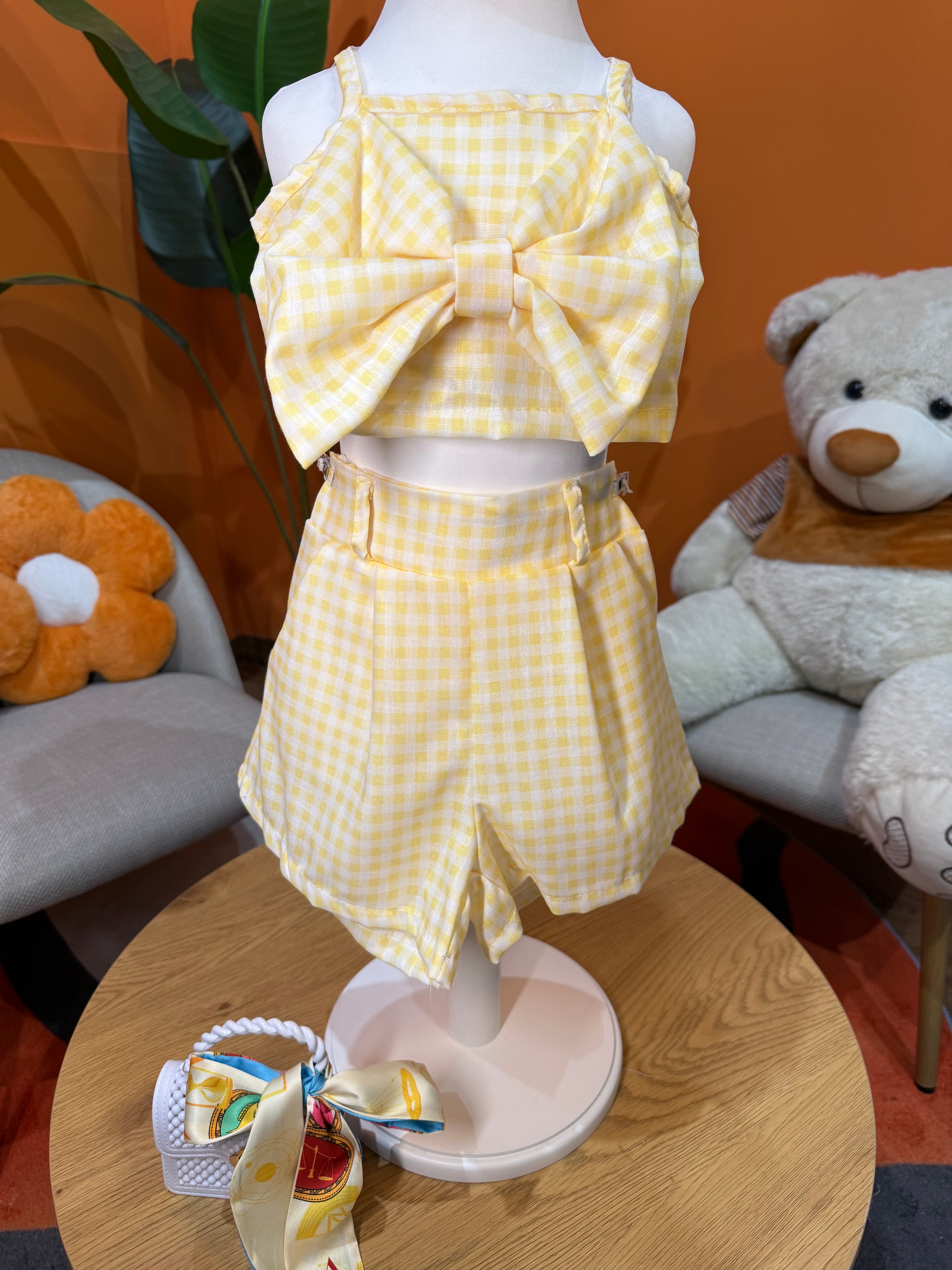 COORDINATO POP CHIC A QUADRETTI
