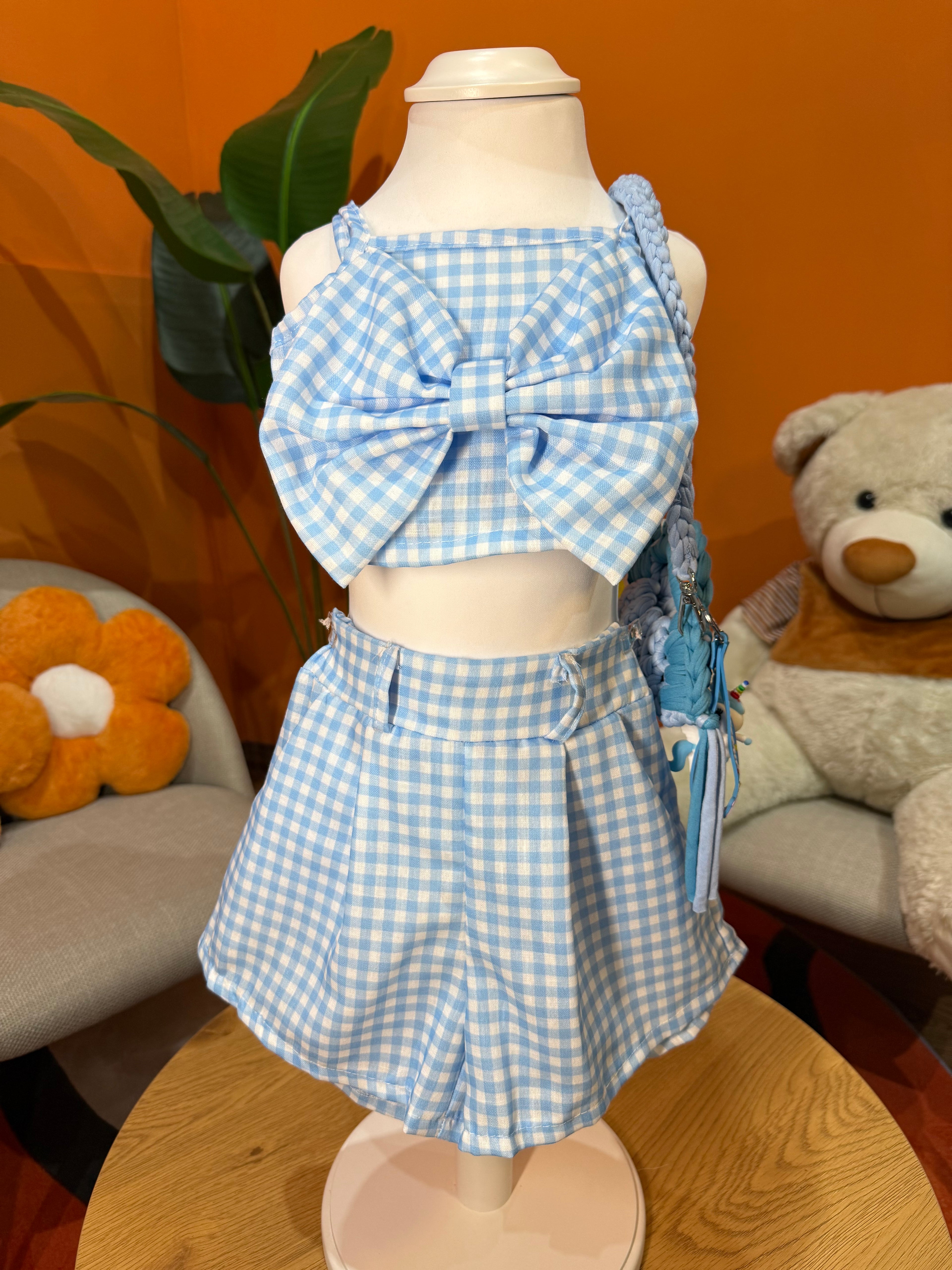 COORDINATO POP CHIC A QUADRETTI