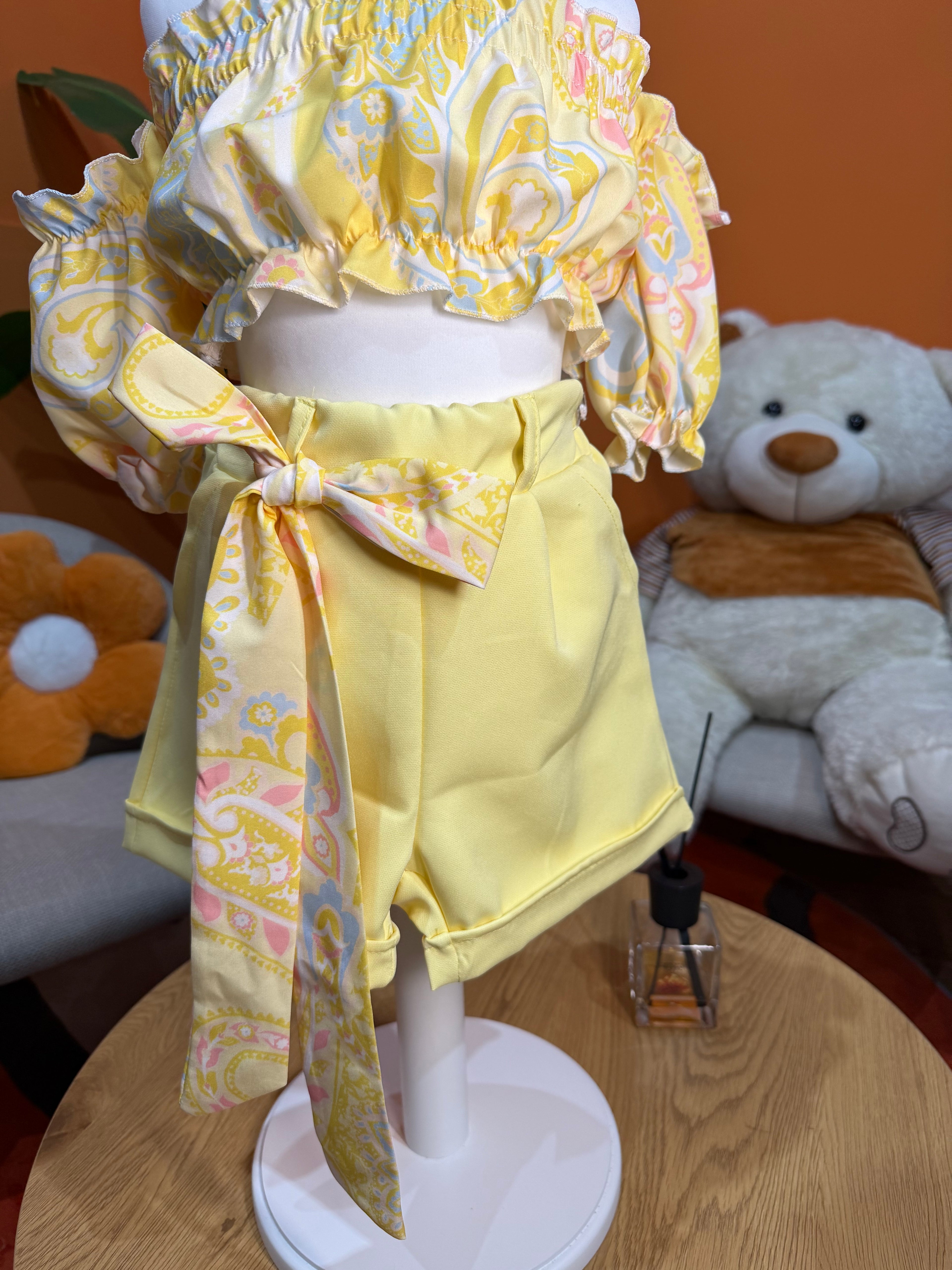 COORDINATO SWEET FUN - GIALLO