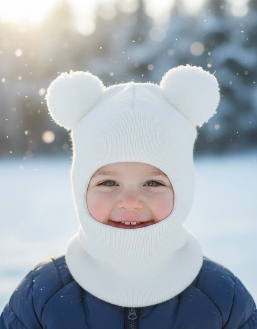 Balaclava con pompon