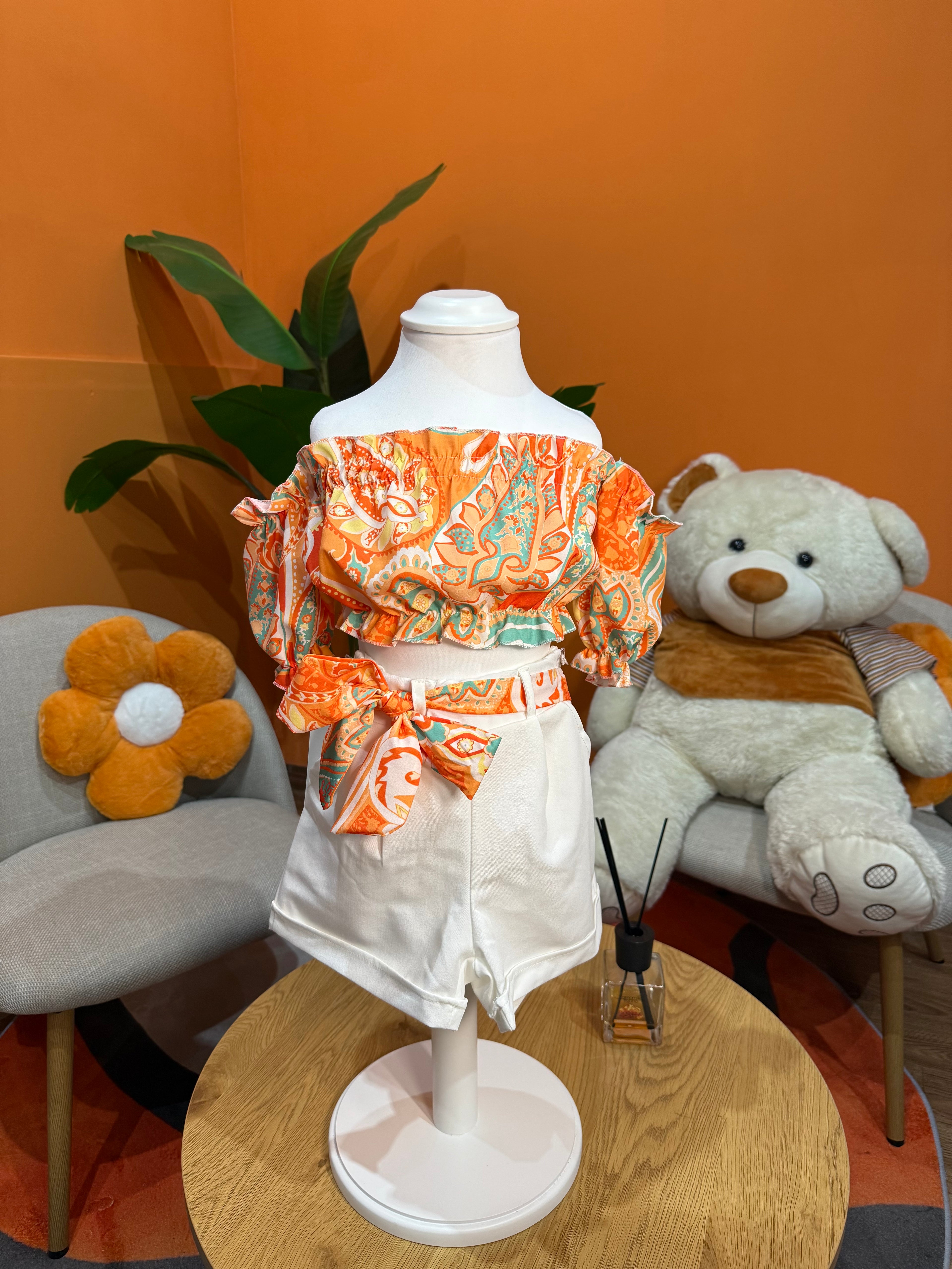 COORDINATO SWEET FUN - ARANCIONE
