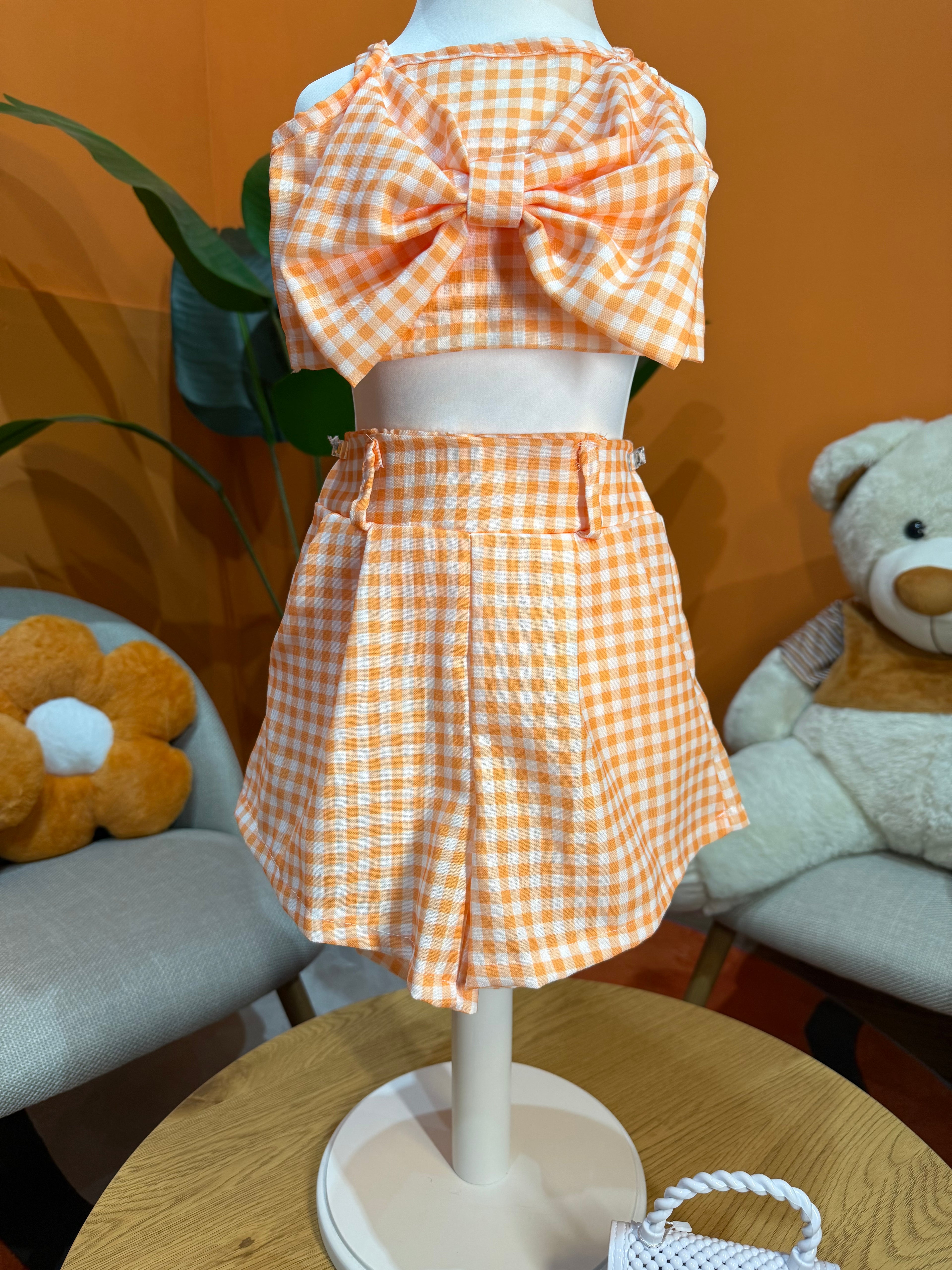 COORDINATO POP CHIC A QUADRETTI