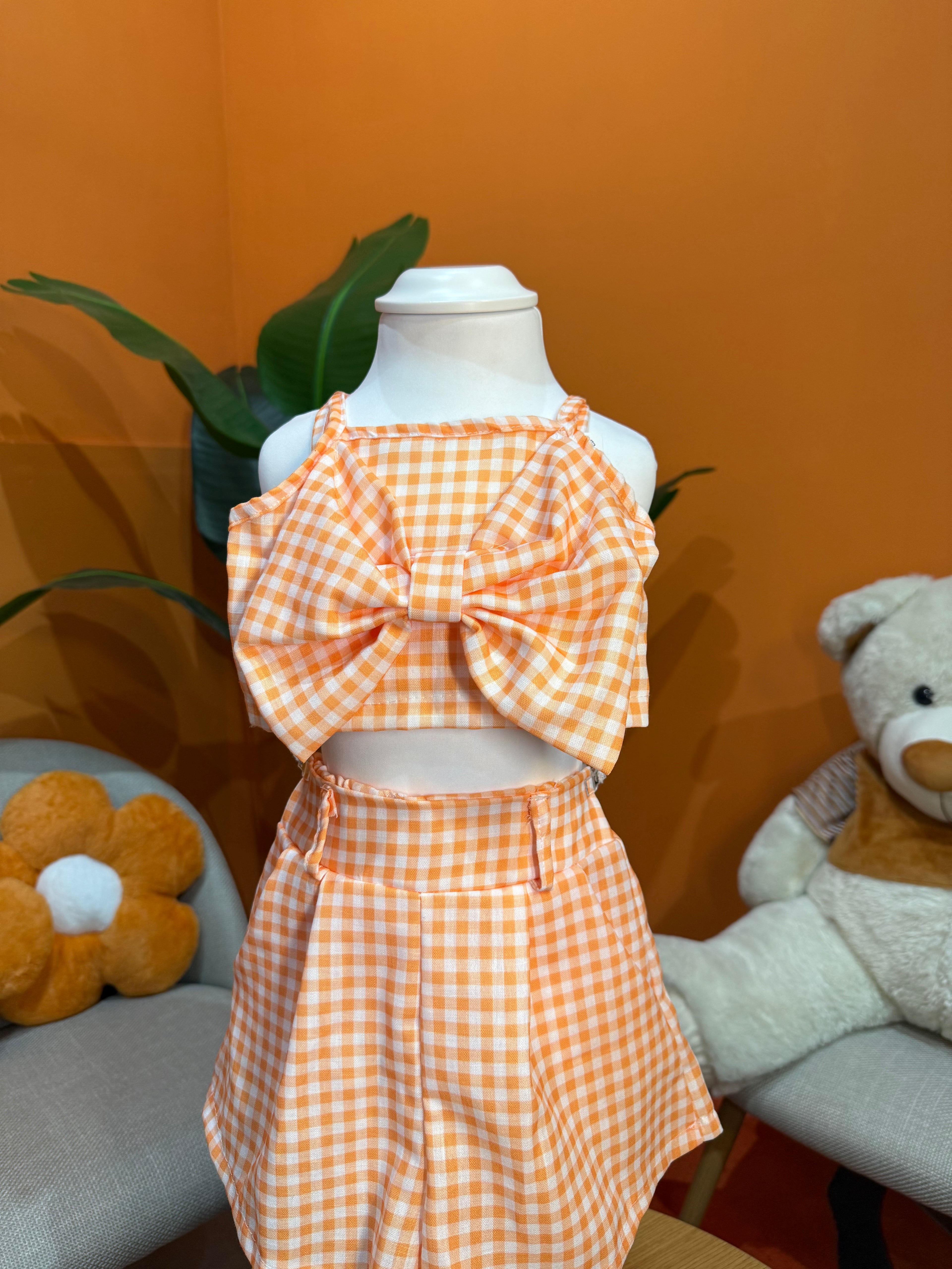 COORDINATO POP CHIC A QUADRETTI