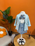 BABY BLAZER - CIELO
