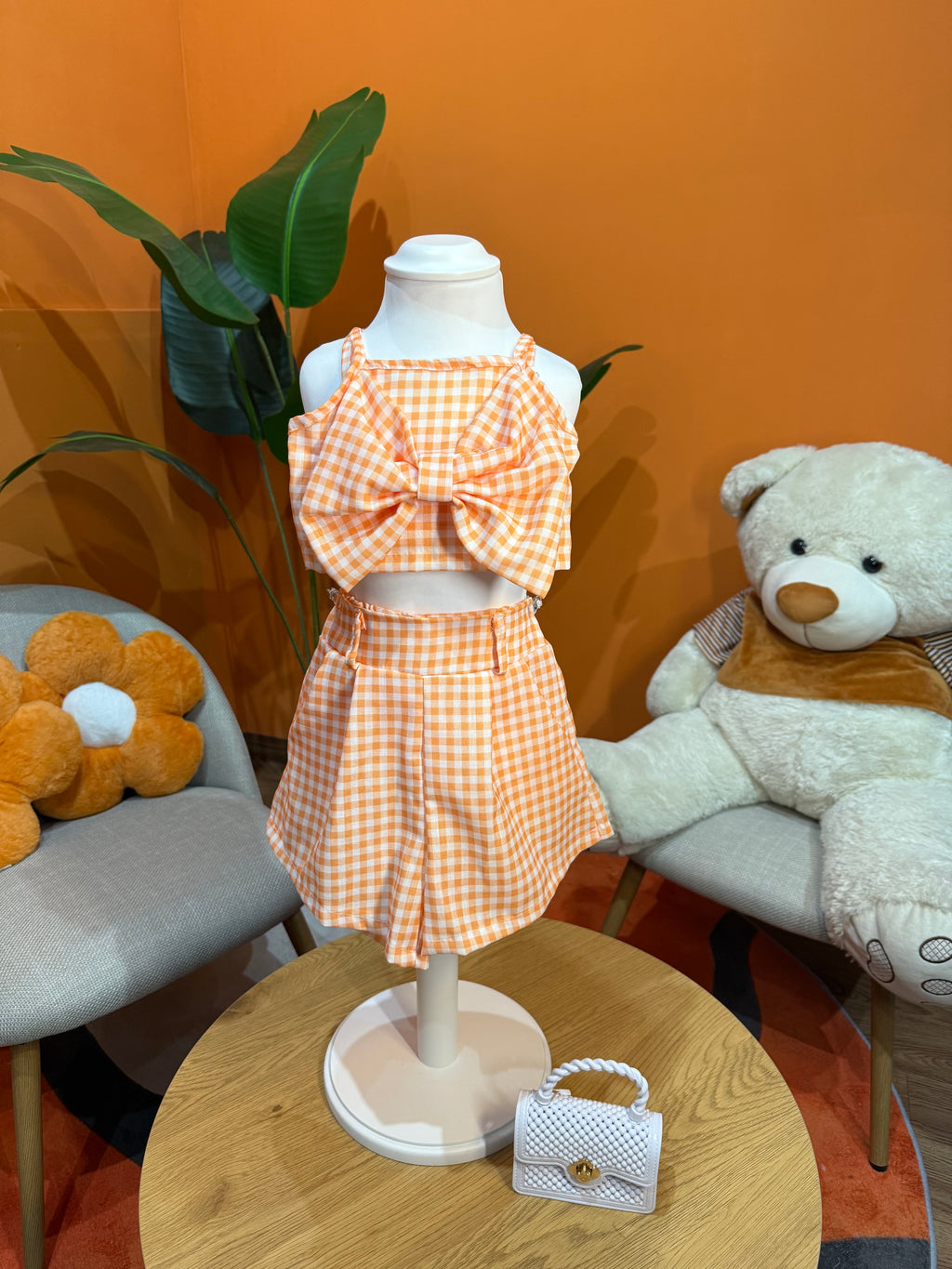COORDINATO POP CHIC A QUADRETTI