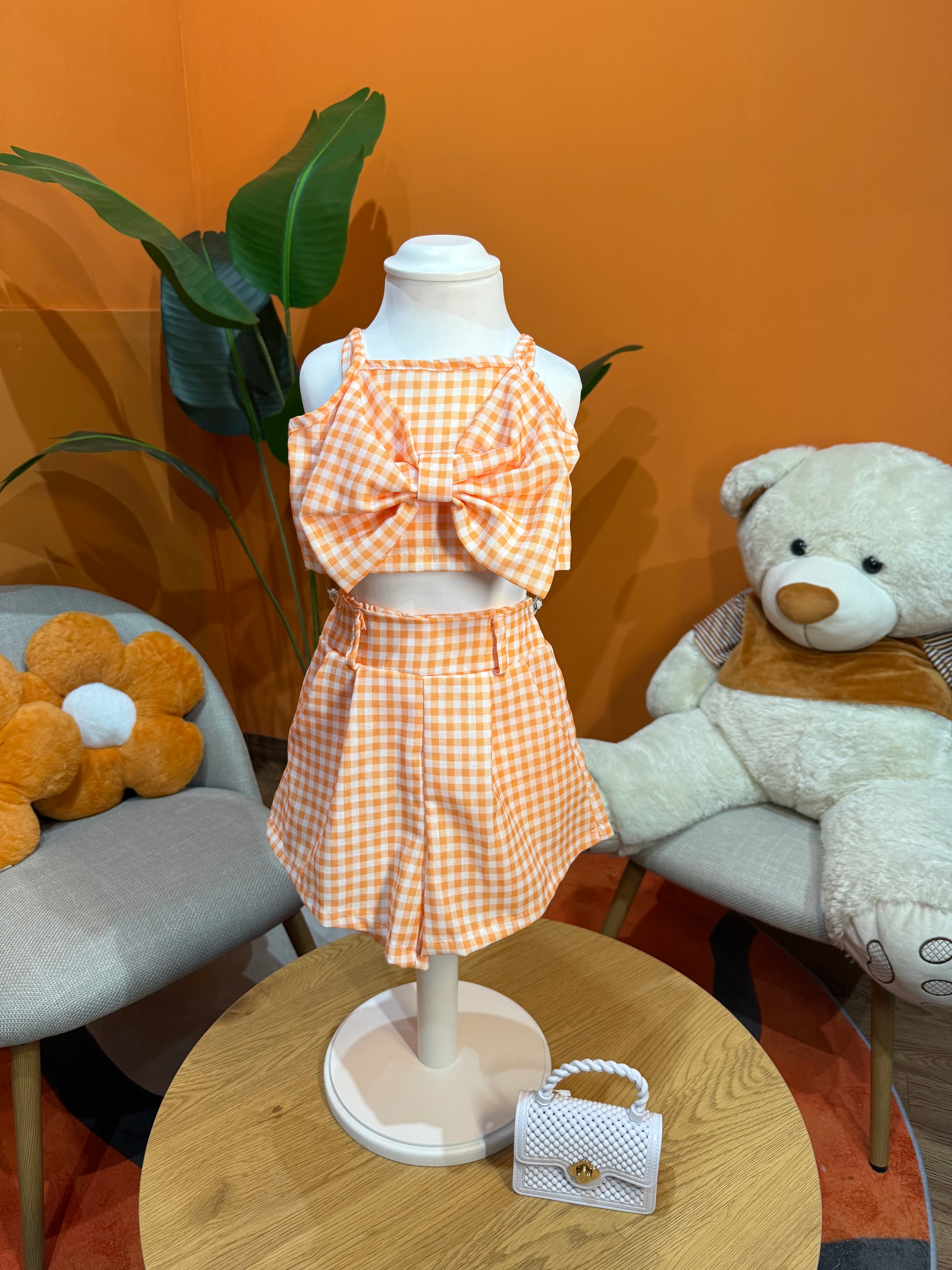 COORDINATO POP CHIC A QUADRETTI