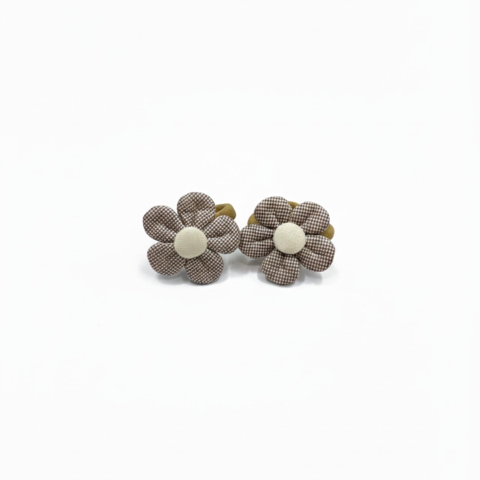 Set 2 elastici capelli Fiore Vichy