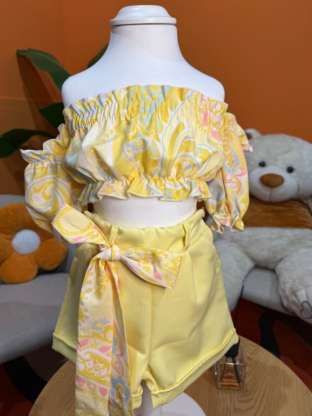 COORDINATO SWEET FUN - GIALLO