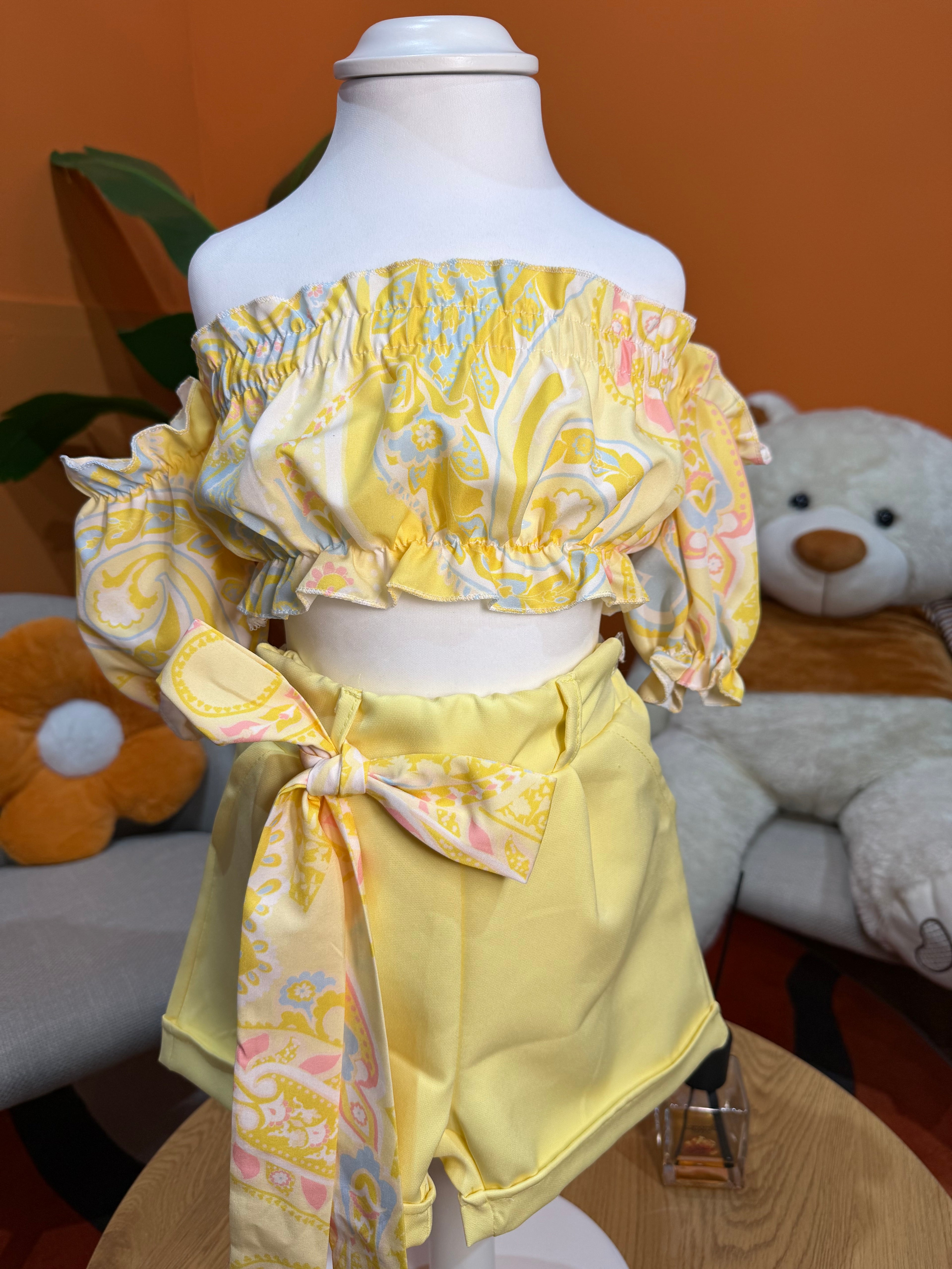 COORDINATO SWEET FUN - GIALLO