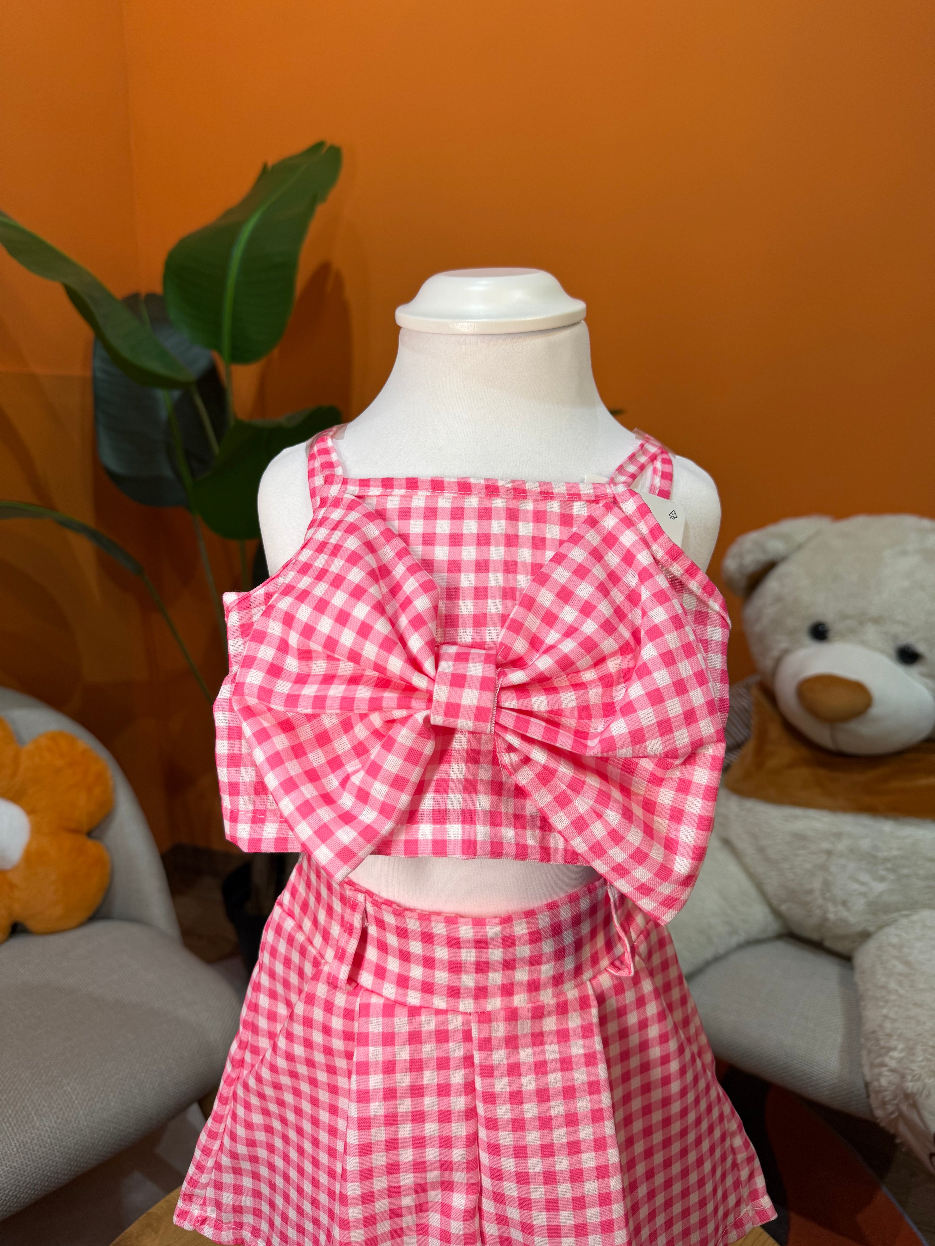 COORDINATO POP CHIC A QUADRETTI