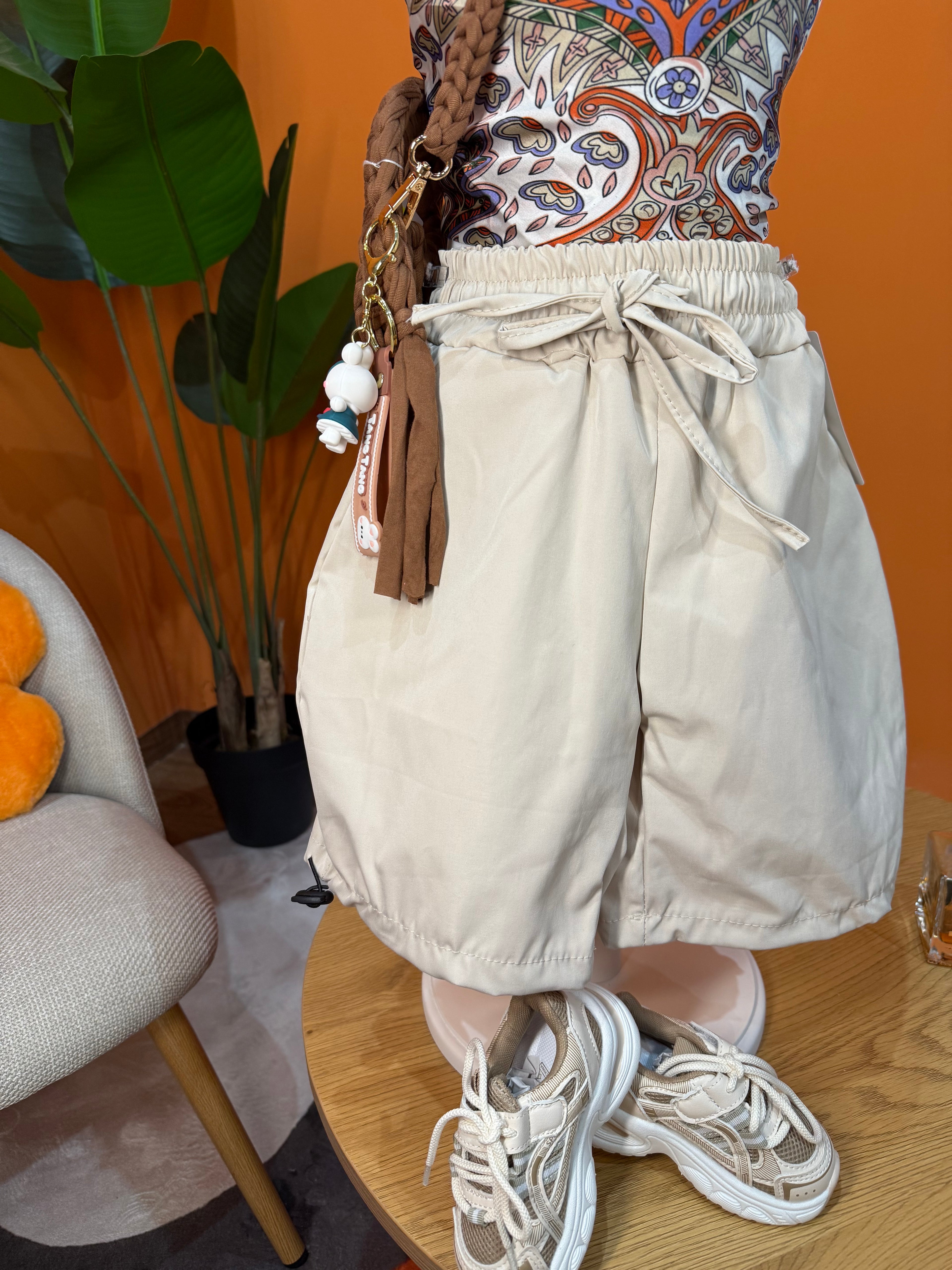 BERMUDA BIMBA - BEIGE