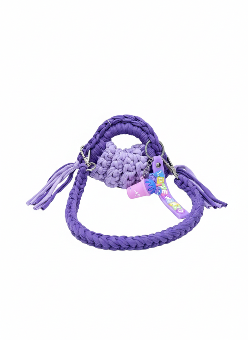 Violet candy bag