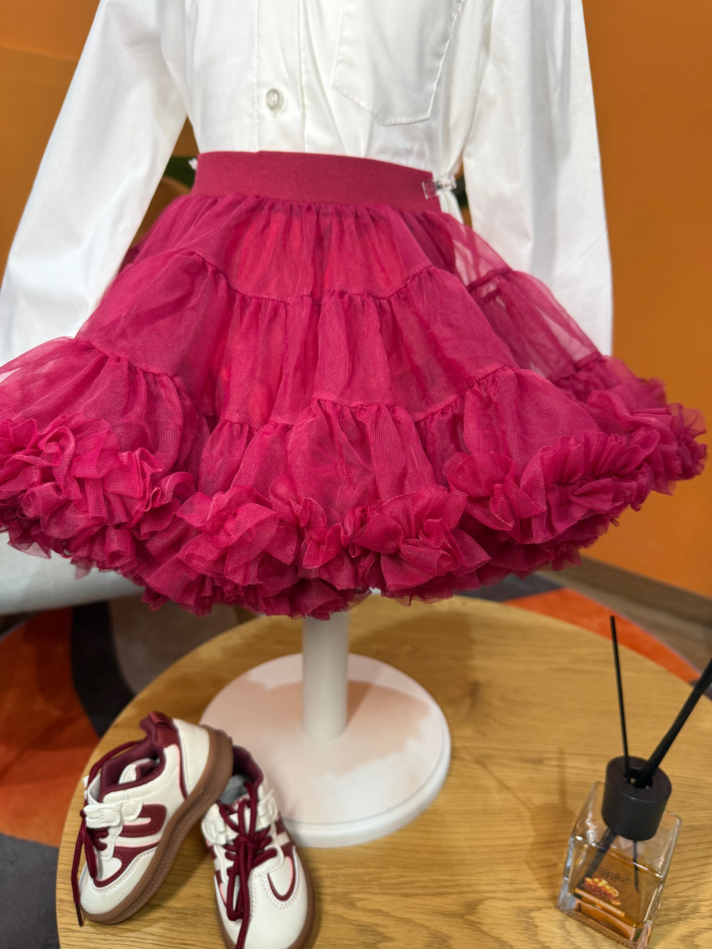 GONNA TUTU’ A BALZE IN TULLE - BORDEAUX
