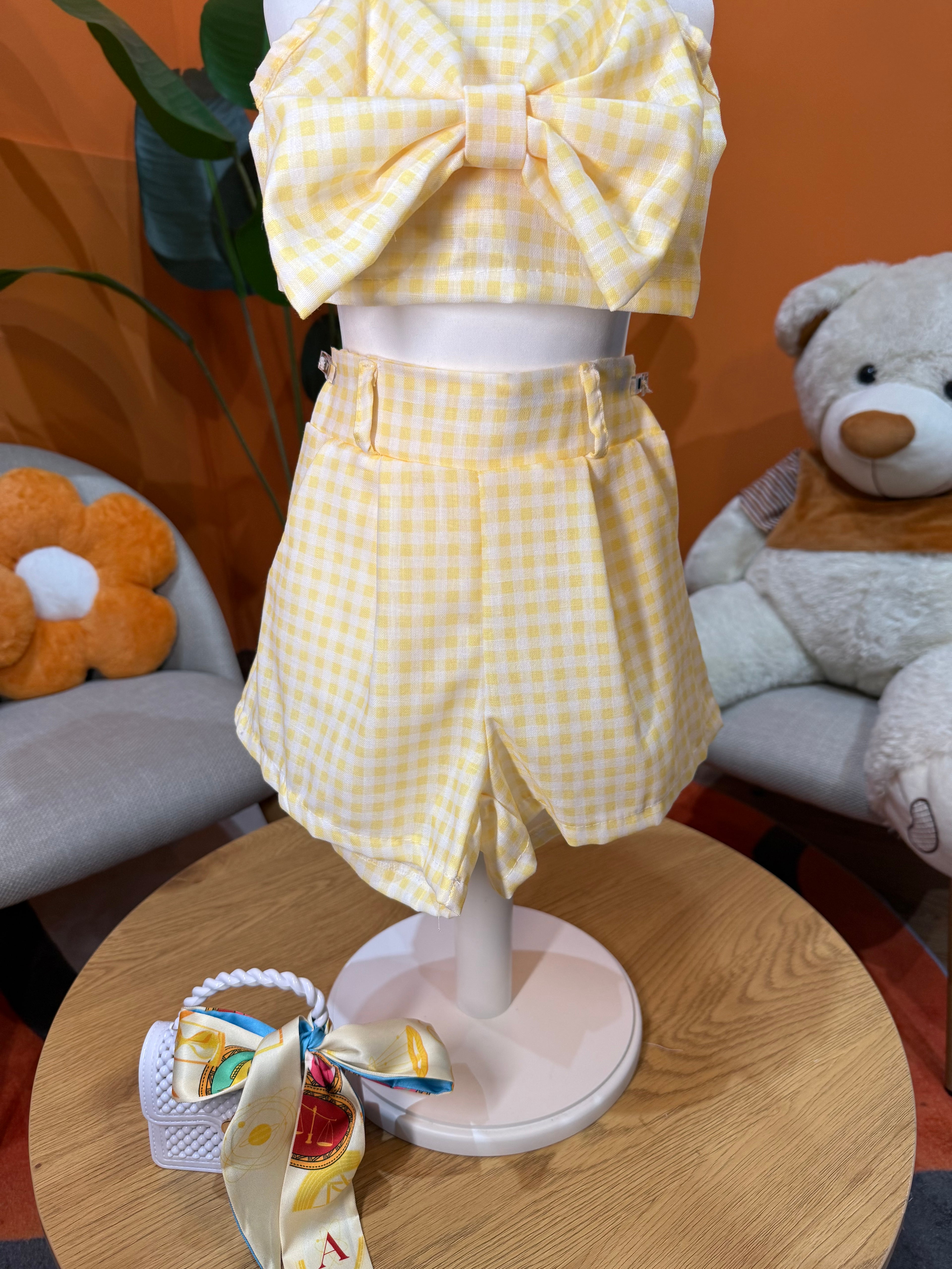 COORDINATO POP CHIC A QUADRETTI