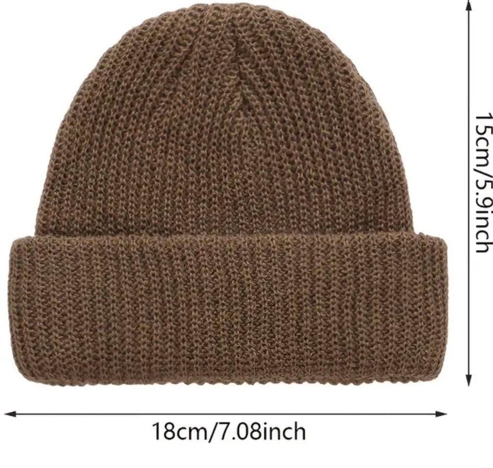 Cappello Basic con risvolto