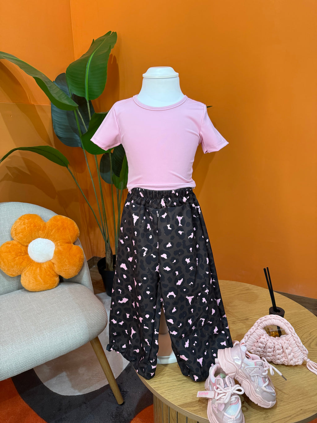 SET BIMBA URBAN PARACHUTE – MARRONE E ROSA🤎💖