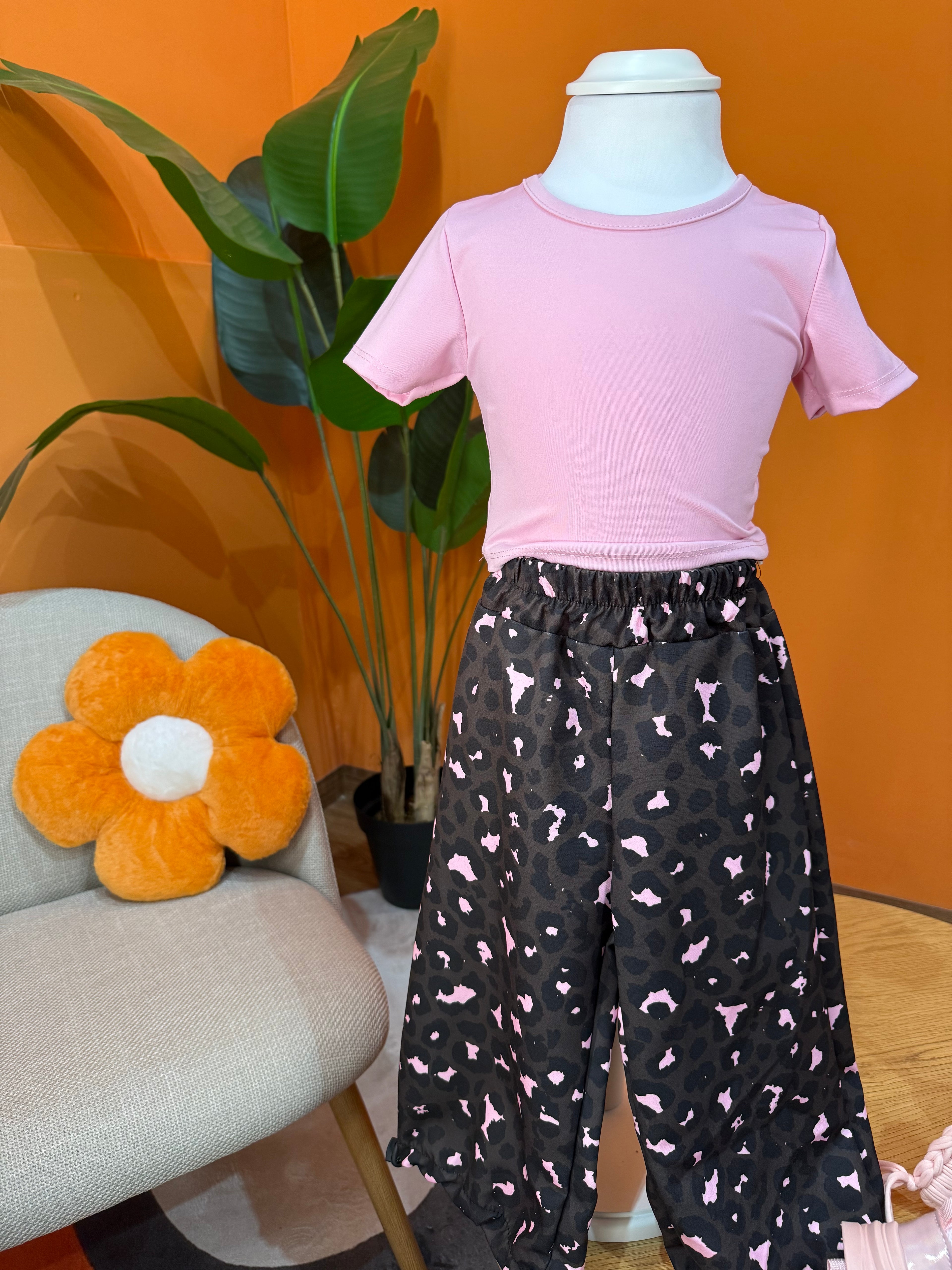 SET BIMBA URBAN PARACHUTE – MARRONE E ROSA🤎💖