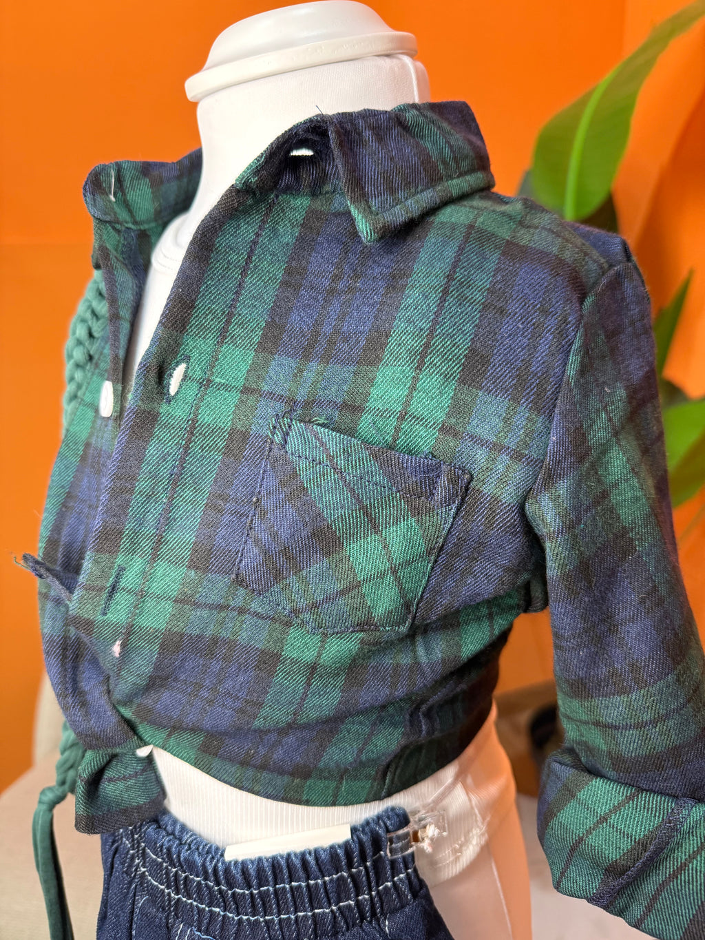 CAMICIA CHECK URBAN VIBE - VERDE E BLU TARTAN