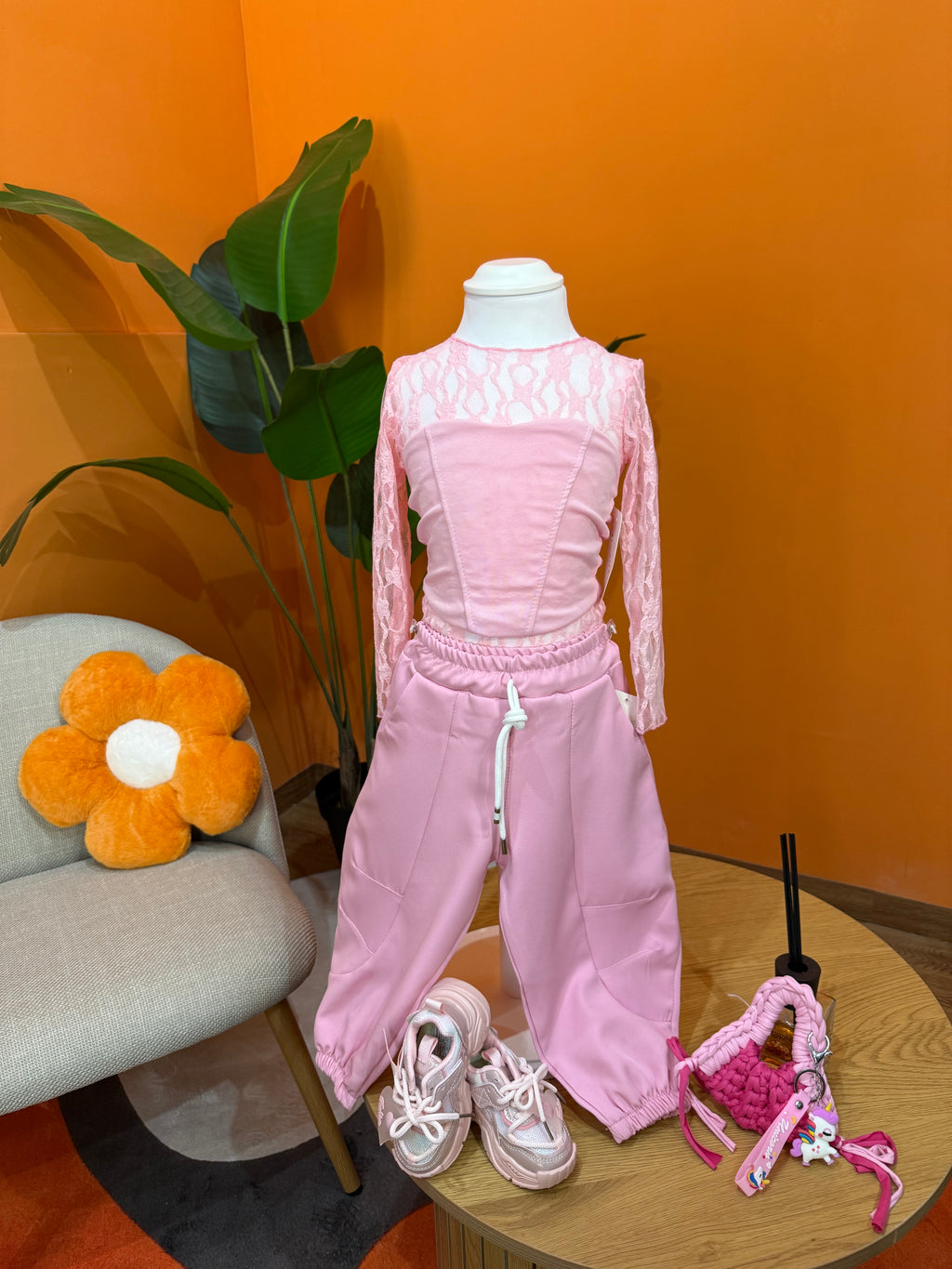 SET BIMBA URBAN PARACHUTE - ROMANTIC EDITION - PINK💖