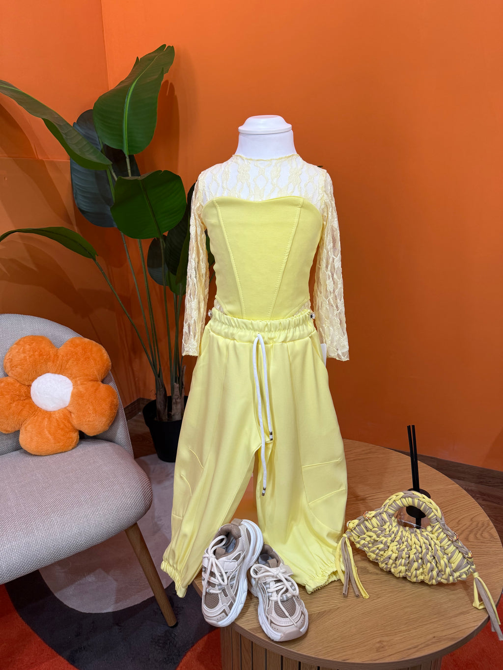 SET BIMBA URBAN PARACHUTE – ROMANTIC EDITION - YELLOW💛