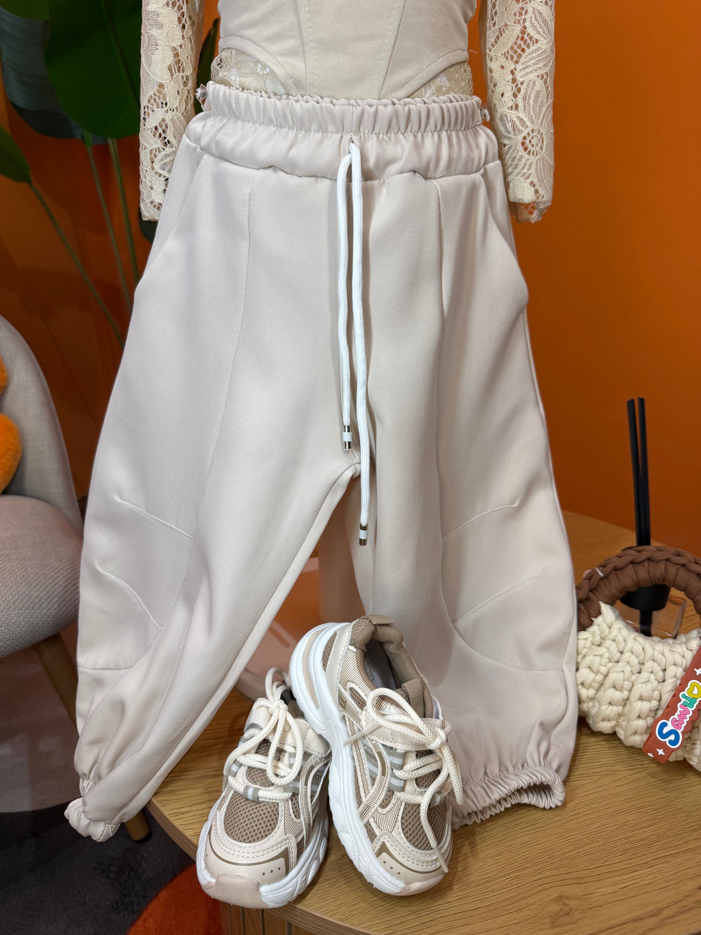 SET BIMBA URBAN PARACHUTE - ROMANTIC EDITION - BEIGE✨