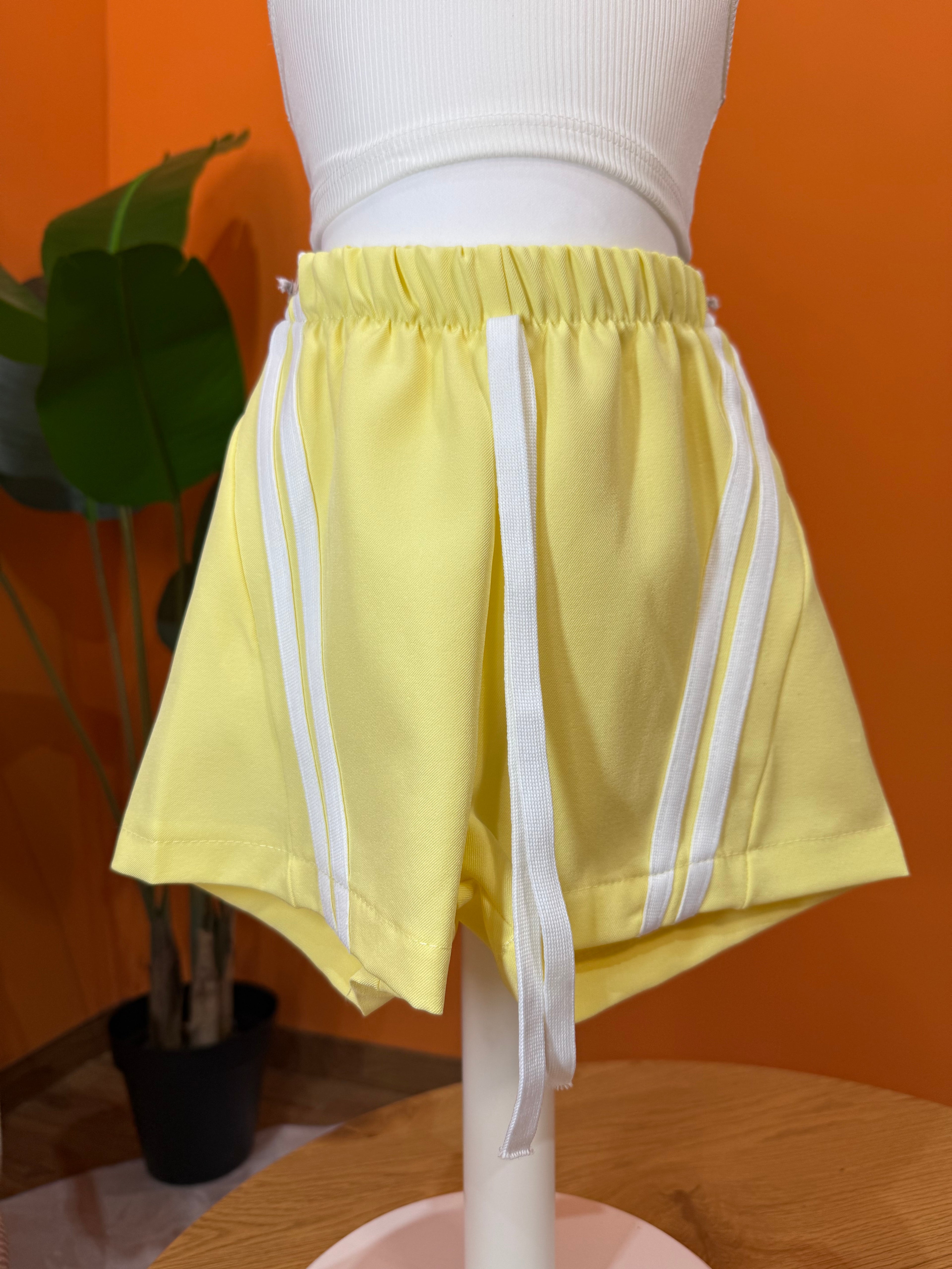 SET 3 PEZZI SPORTY - CHIC ANIMALIER - GIALLO