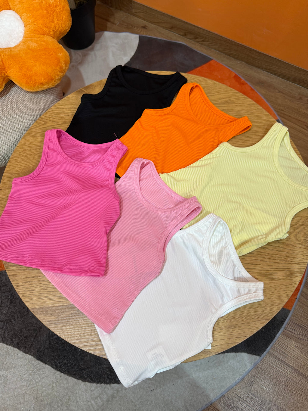 CANOTTA CROP A COSTINE BASIC - SUMMER COLOR PALETTE