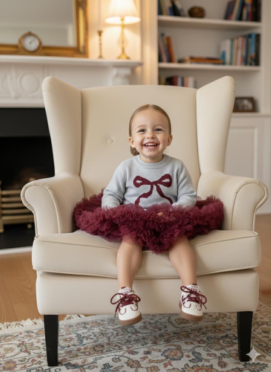 Gonna tutù - Nuvola di tulle Bordeaux