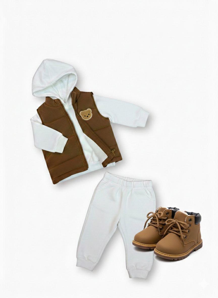 Tris sporty-chic bear cub